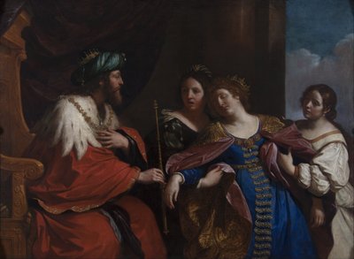 Esther before Ahasuerus by Giovanni Francesco Barbieri